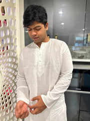 Traditional Bengali "Babu" Panjabi (Kurta)