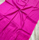 Single tone "Molten Metals " collection of zari-mul saree