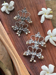 Silver replica earring 2