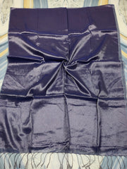 Single tone "Molten Metals " collection of zari-mul saree