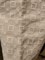 White machine embroidered blouse