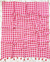 Big chequered "Gingham" collection of mul cotton saree
