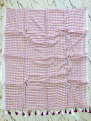 Small chequered multi " Office Office " Collection of mul cotton saree