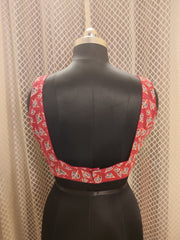 Ajrakh Printed sleeveless blouse