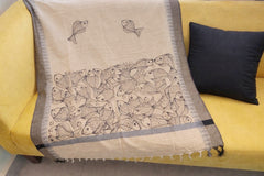 Hand-painted "Patta chitra " dupatta