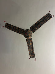 Printed cotton fan cover