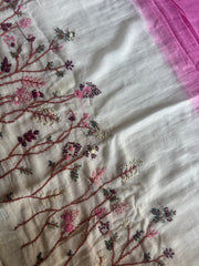"Dil Garden Garden" cotton-linen sarees