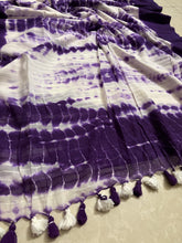 Shibori " Rangoli" collection of tie dye mul cotton saree