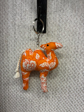 Hand-made fabric key chains/bag charms - Camel