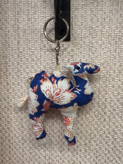 Hand-made fabric key chains/bag charms - Camel
