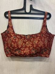 Black-brown Kuk-kuk blouses (both side wearable) - Design 2