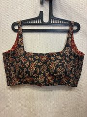 Black-brown Kuk-kuk blouses (both side wearable) - Design 2