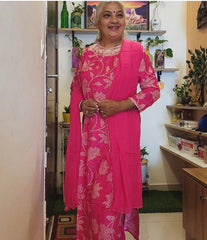 "Gulabo" - 3 pcs printed modal salwar-suit set