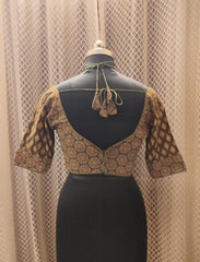 Green printed Masaba style blouse