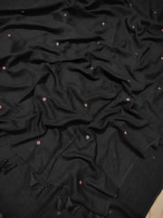 The hand crafted "Bindi" mul cotton saree