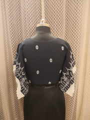 Kaftan style cotton jamdani blouse