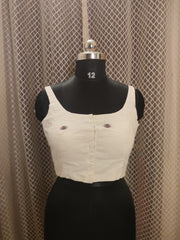 Jamdani sleeveless blouse