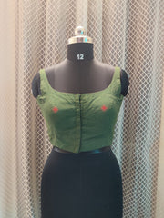 Jamdani sleeveless blouse