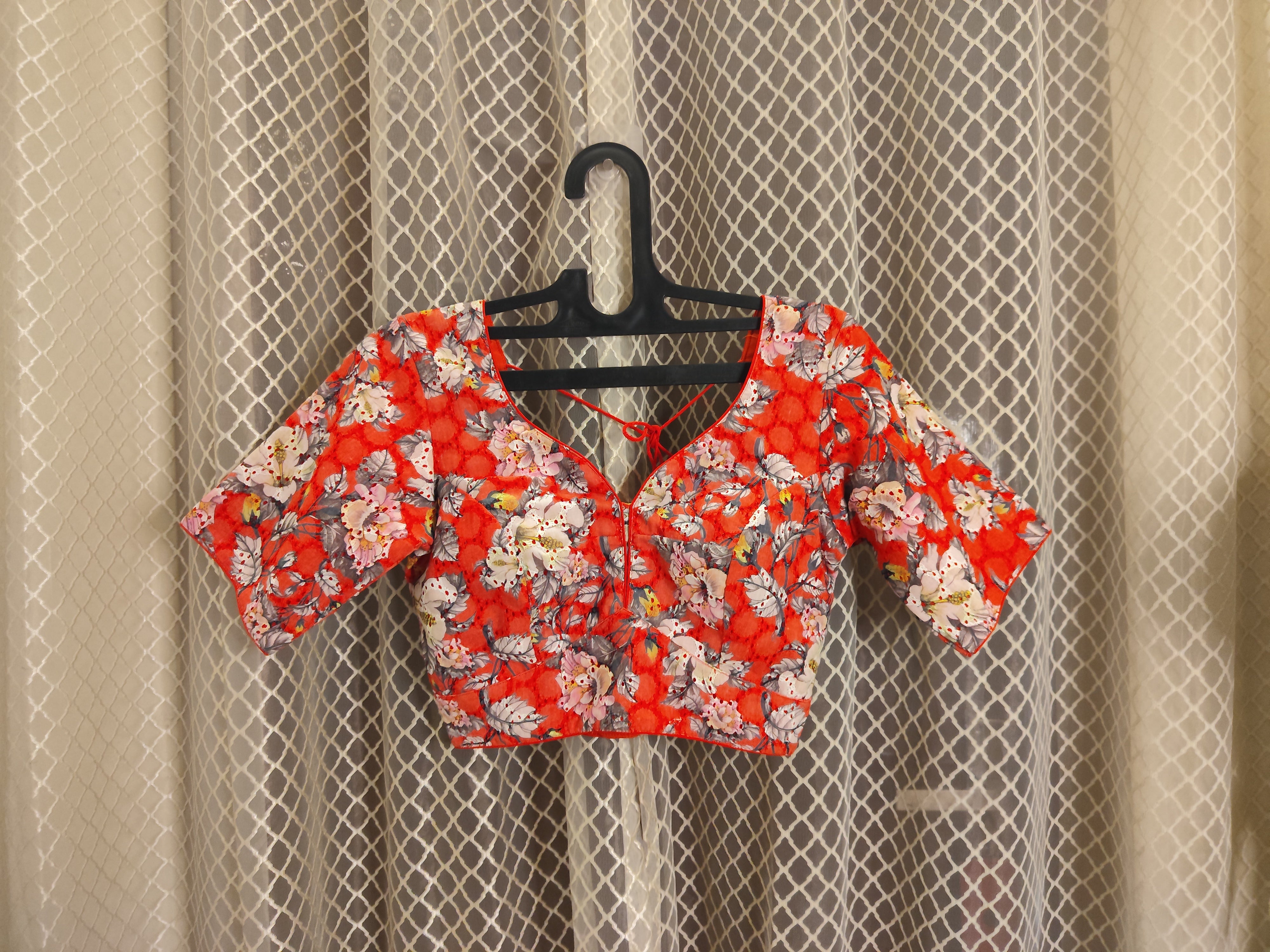 Printed Hakoba blouse