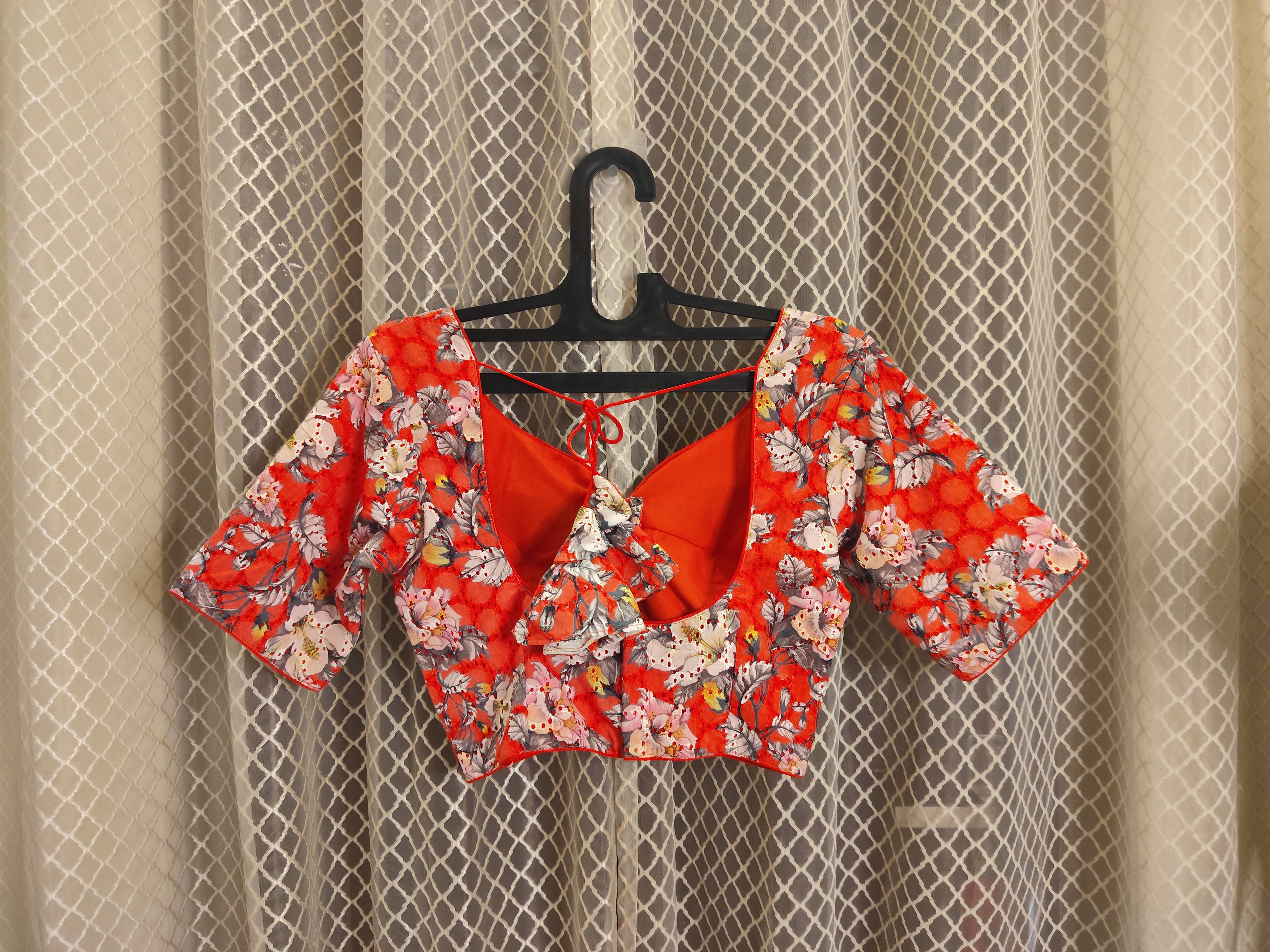 Printed Hakoba blouse