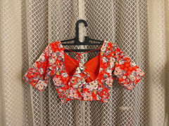 Printed Hakoba blouse
