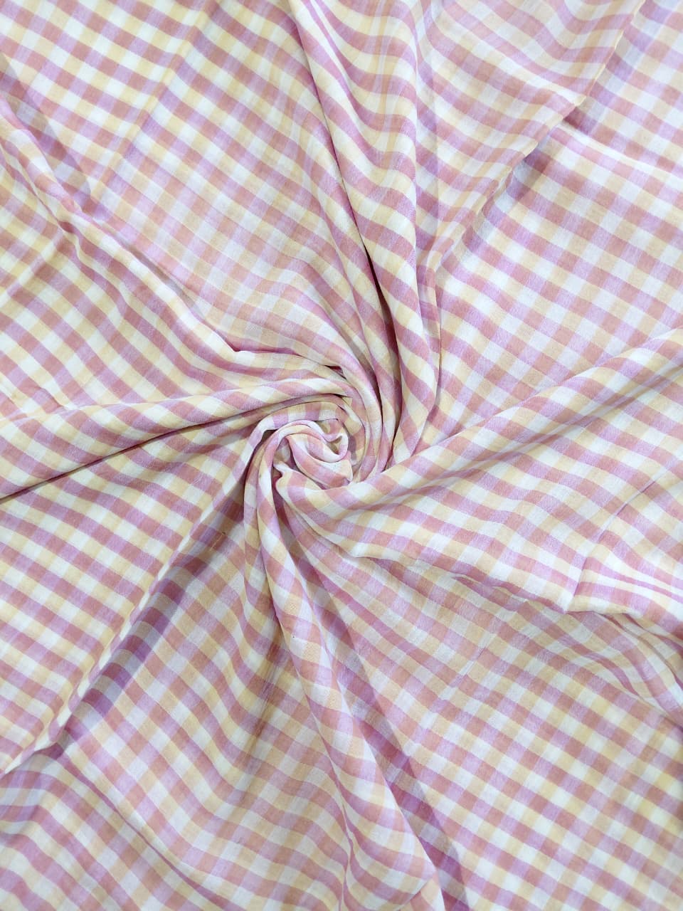 Small chequered multi " Office Office "  Collection of mul cotton saree