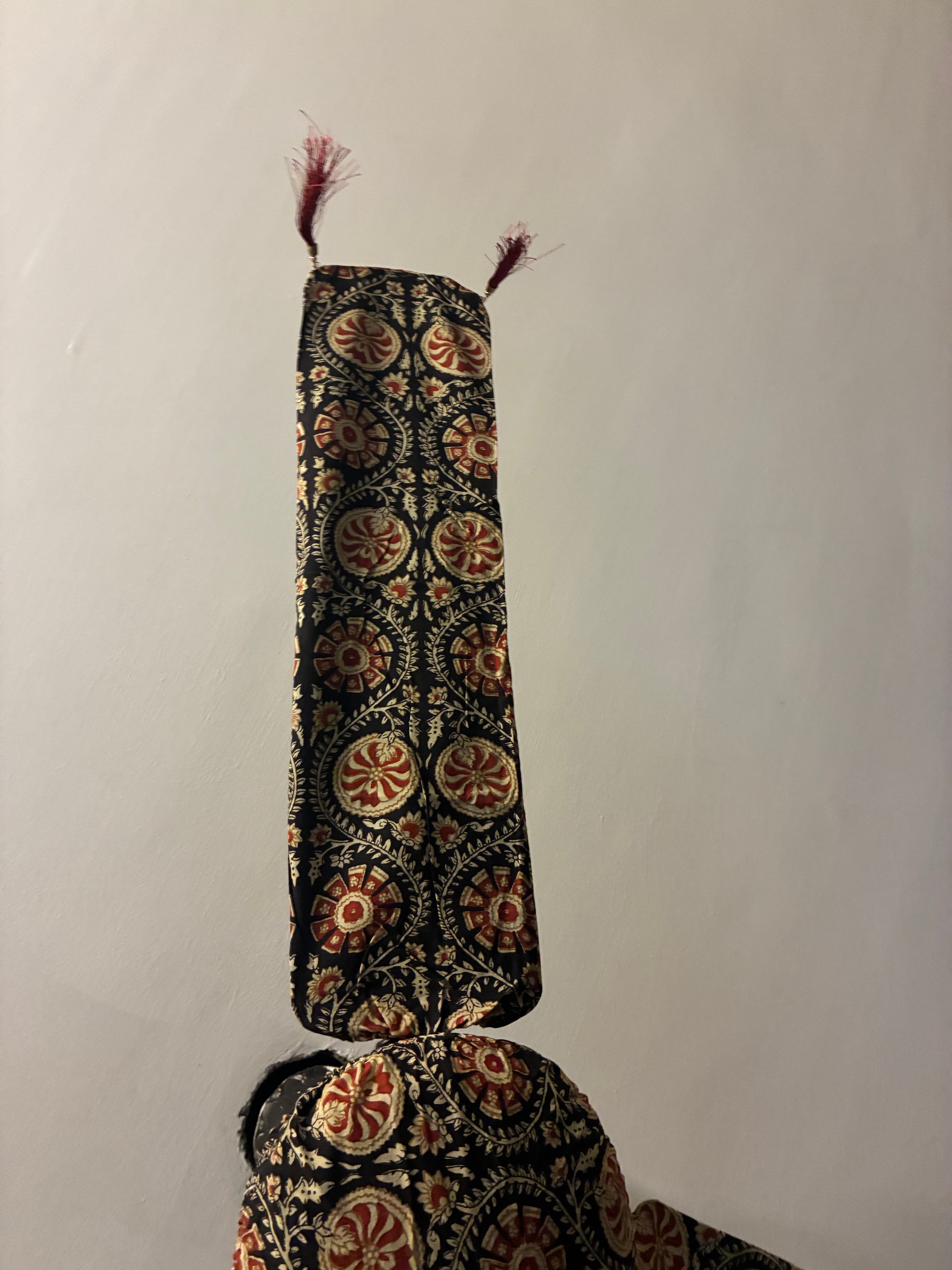Printed cotton fan cover