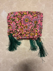 Printed cotton fan cover