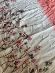 "Dil Garden Garden" cotton-linen sarees