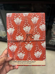 Hand-made paper notebook