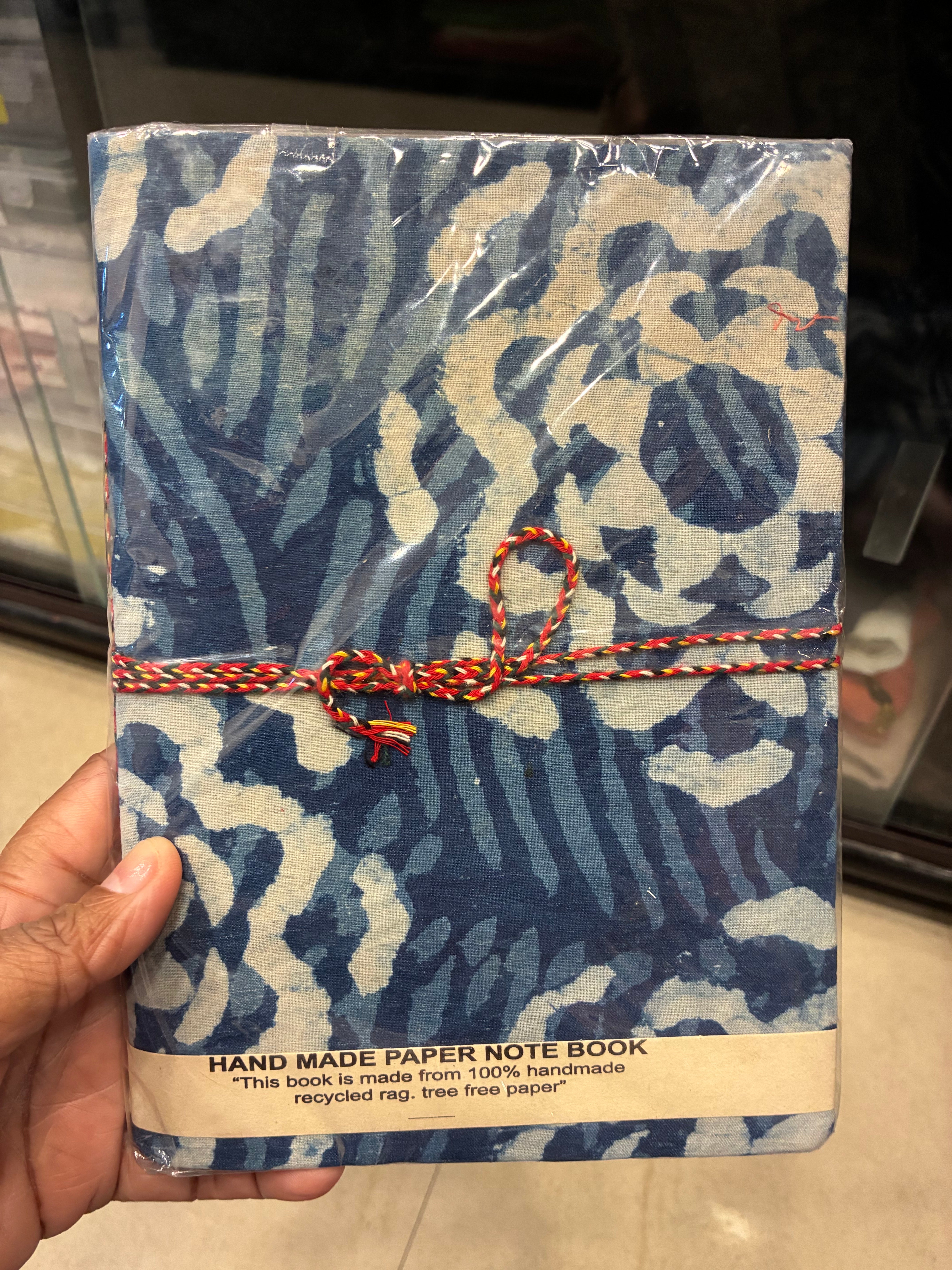 Hand-made paper notebook