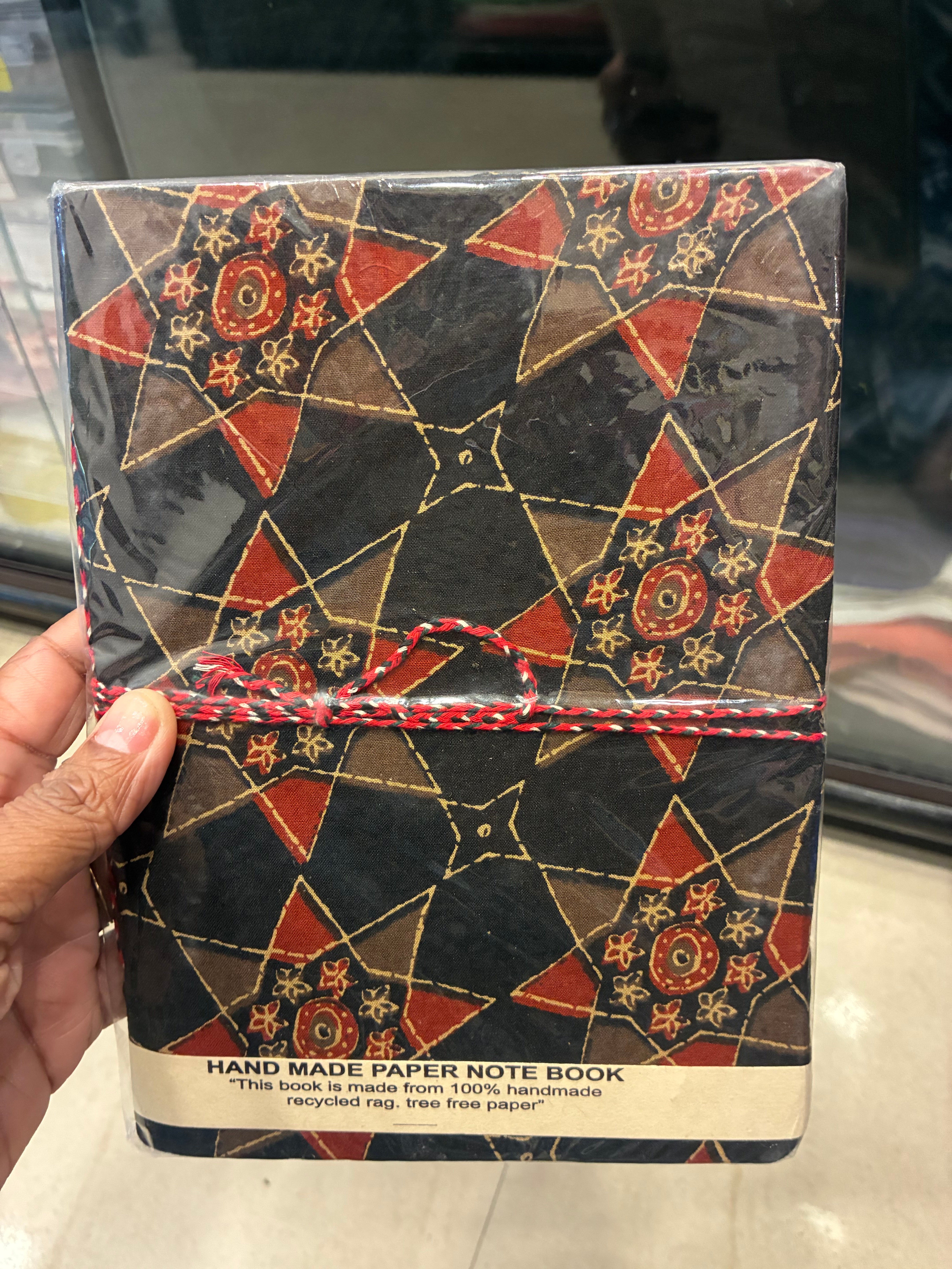 Hand-made paper notebook