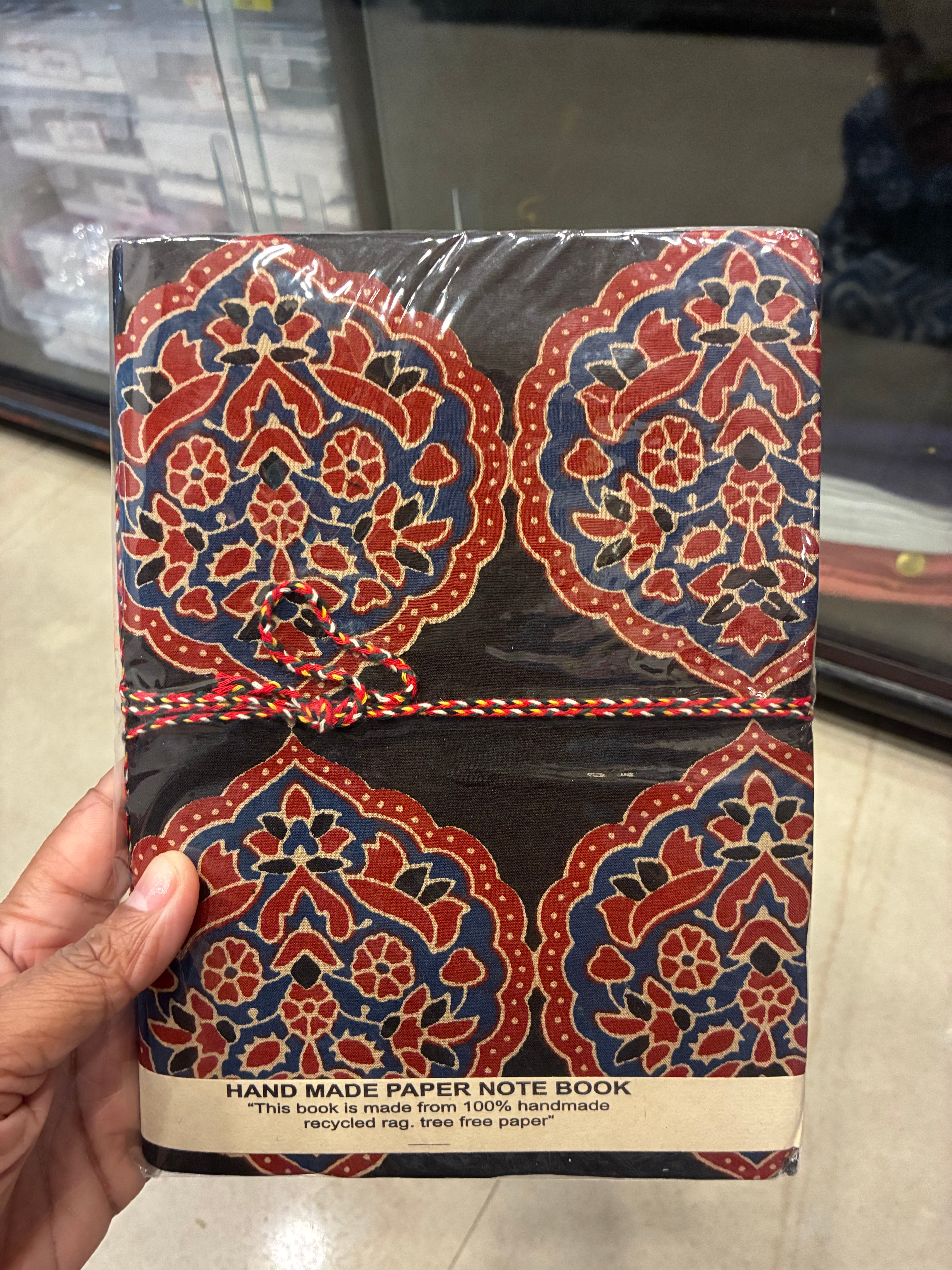Hand-made paper notebook
