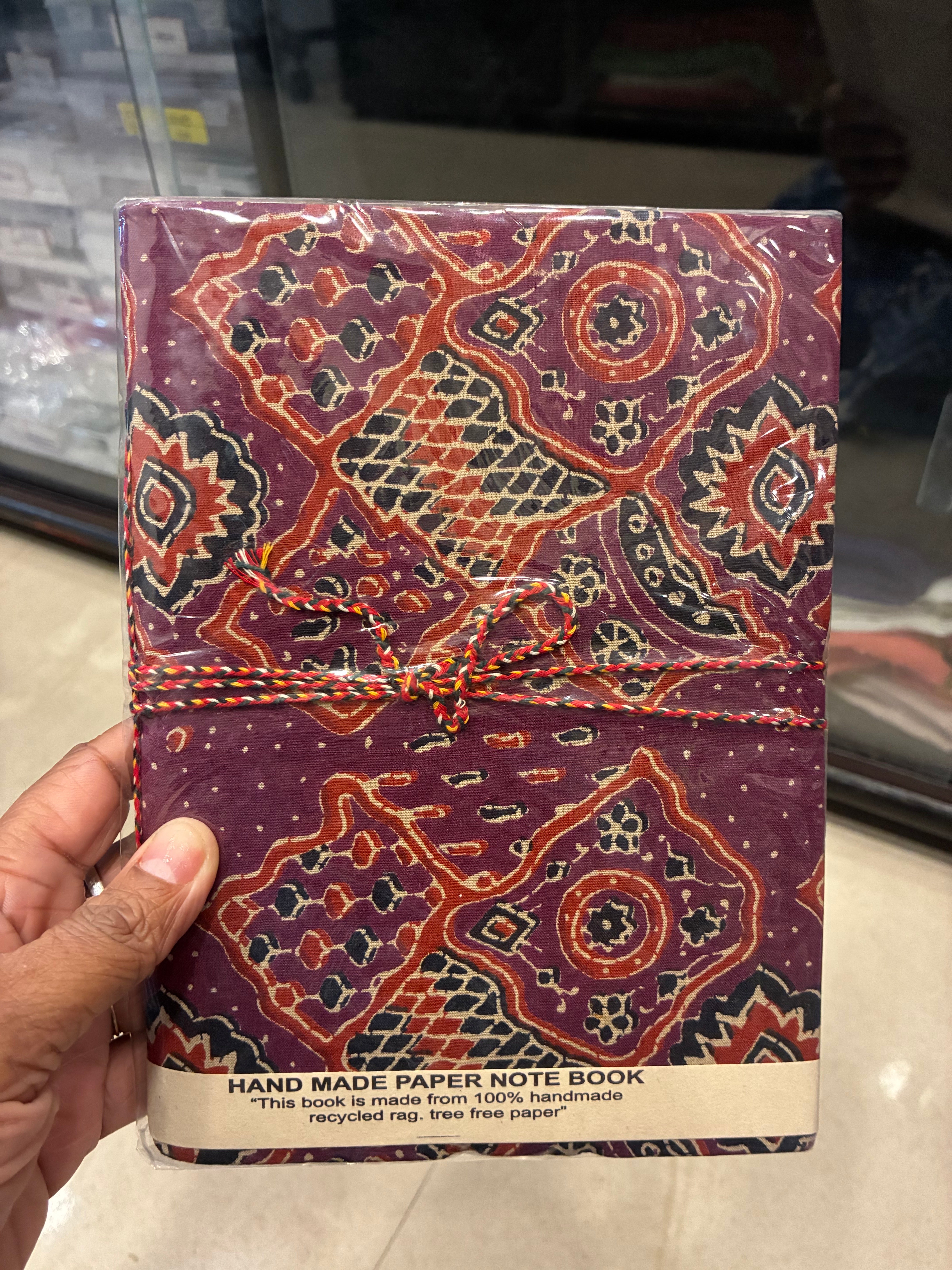 Hand-made paper notebook