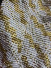 "Soft-Grand-Affordable" XXL size blouses with gold foil prints