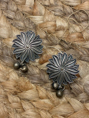 Silver Replica Dandelion earrings