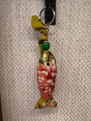 Hand-made fabric key chains/bag charms - Fish