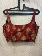Black-brown Kuk-kuk blouses (both side wearable) - Design 1