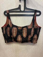 Black-brown Kuk-kuk blouses (both side wearable) - Design 1