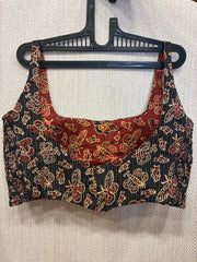 Black-brown Kuk-kuk blouses (both side wearable) - Design 2