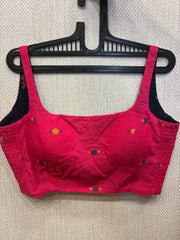 Pink-blue Kuk-kuk blouses (both side wearable)