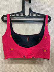 Pink-blue Kuk-kuk blouses (both side wearable)