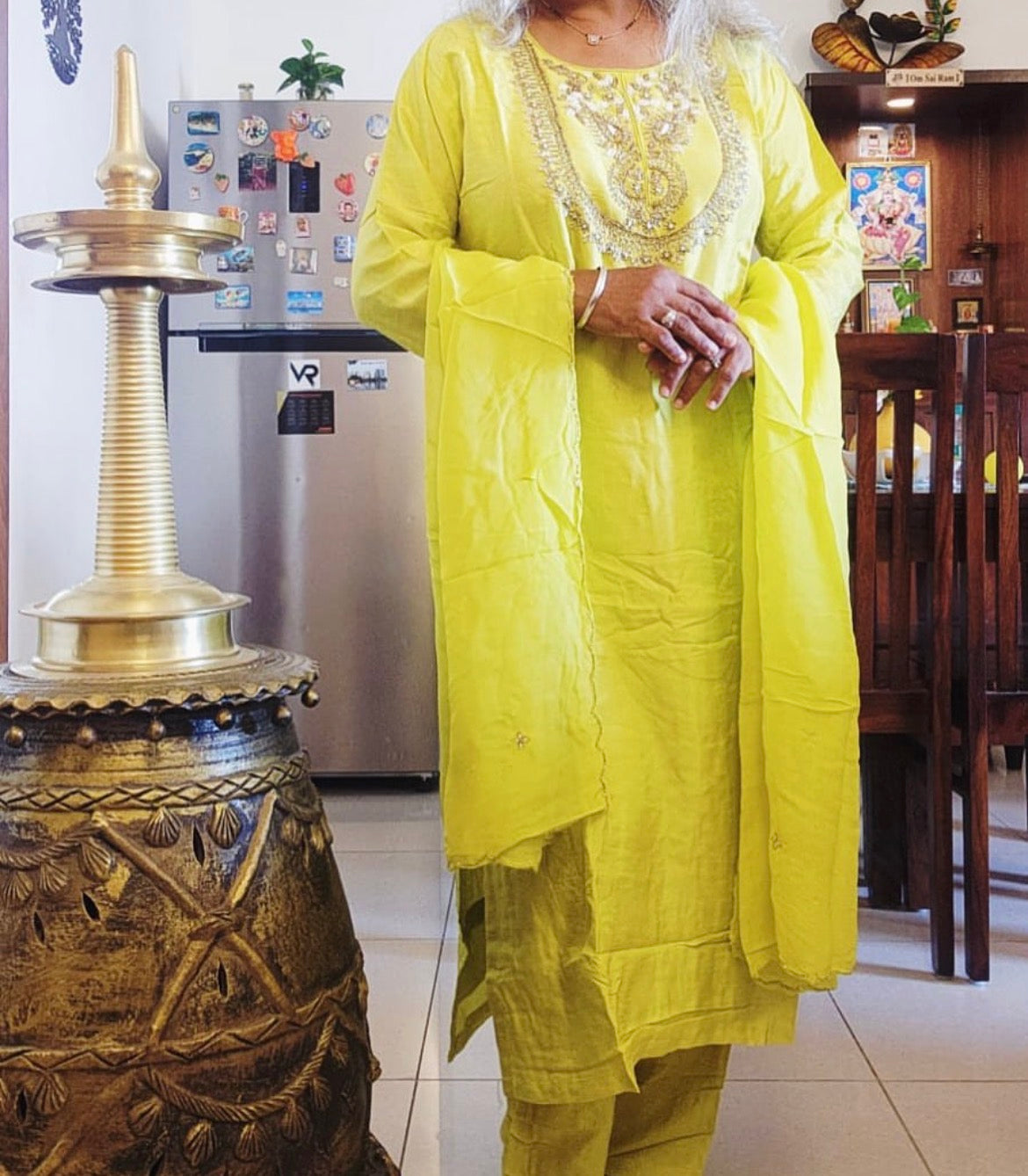 "Neon" - 3 pcs bright modal salwar-suit set