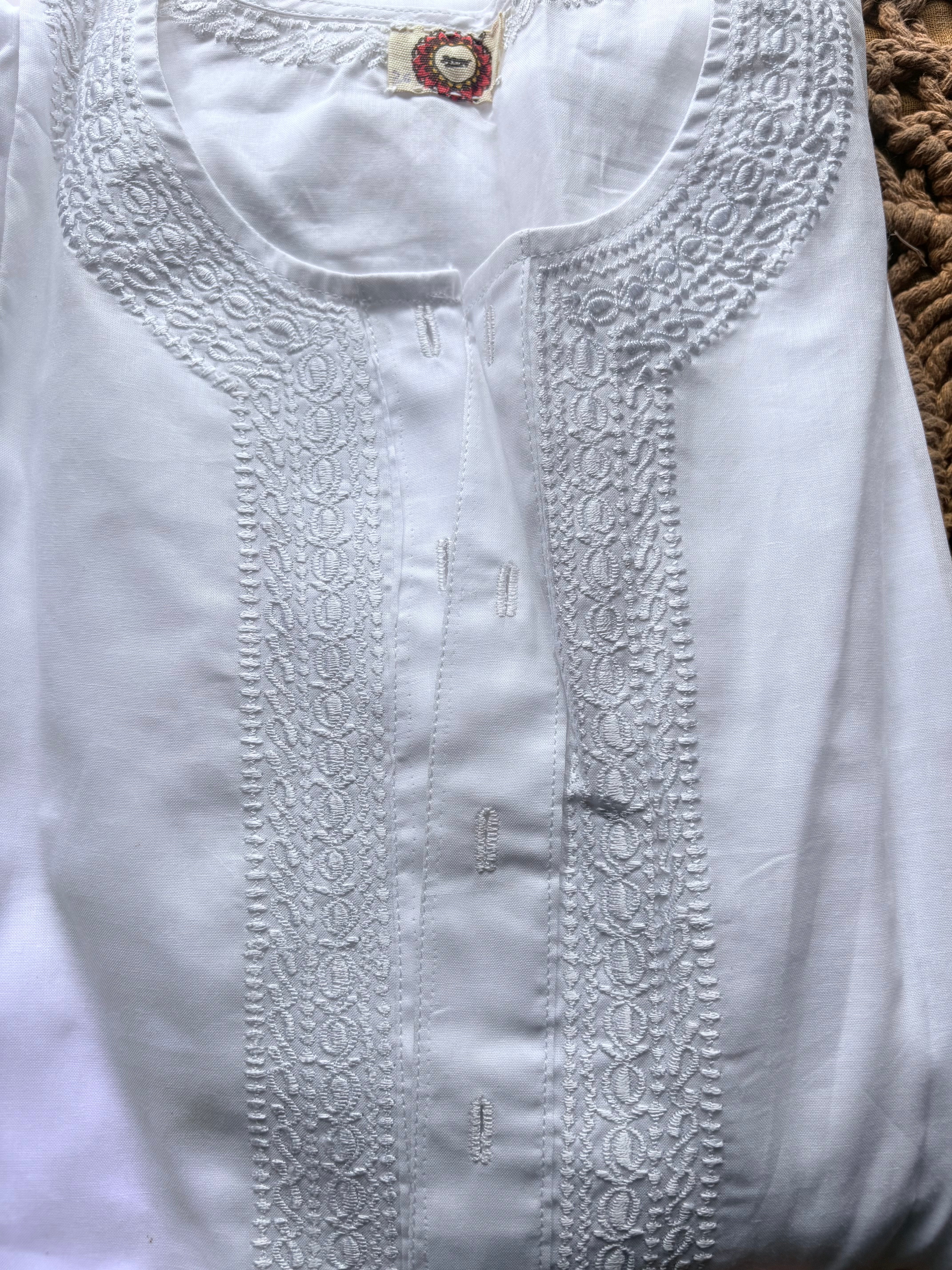 Traditional Bengali "Babu" Panjabi (Kurta)