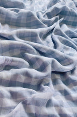 Big chequered "Gingham" collection of mul cotton saree