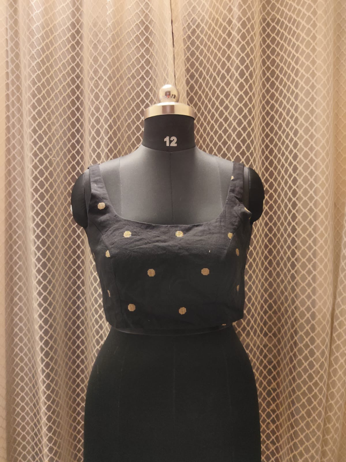 Jamdani sleeveless blouse
