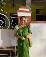 Sheroes plain mul cotton saress