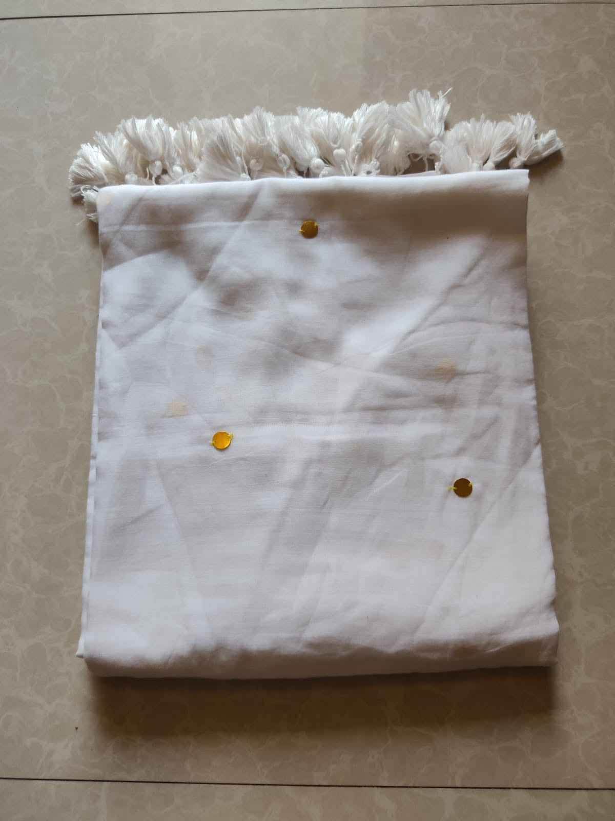 Sequins mul cotton sarees